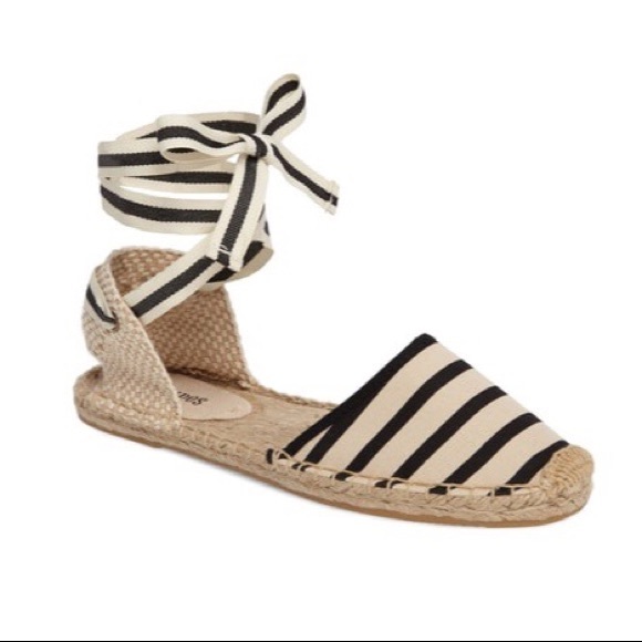 Soludos Shoes - 🆕Soludos Striped Lace-Up Espadrille Sandals